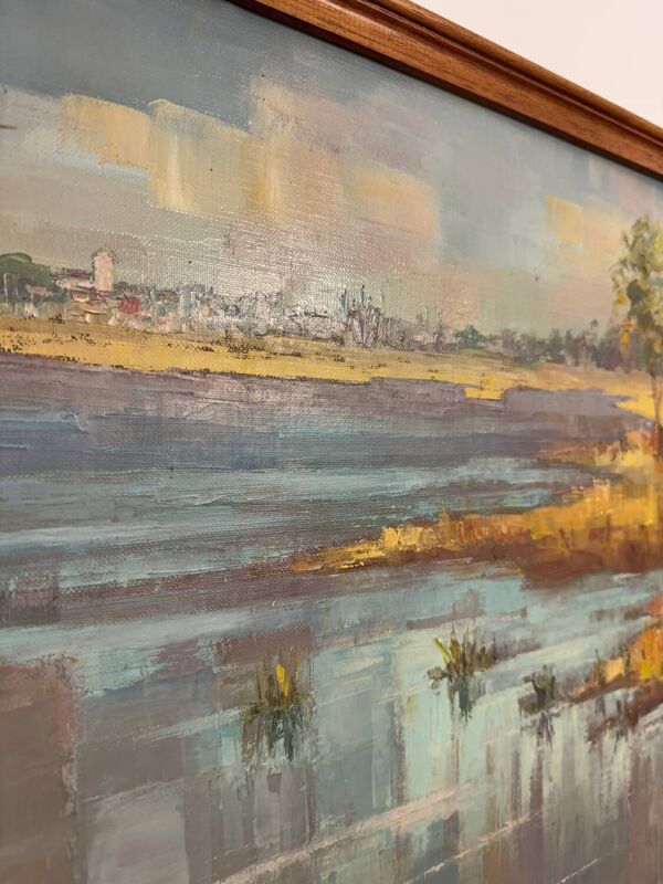 Tableau scène de chasse suzette mezie