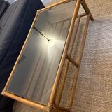 Rattan coffee table