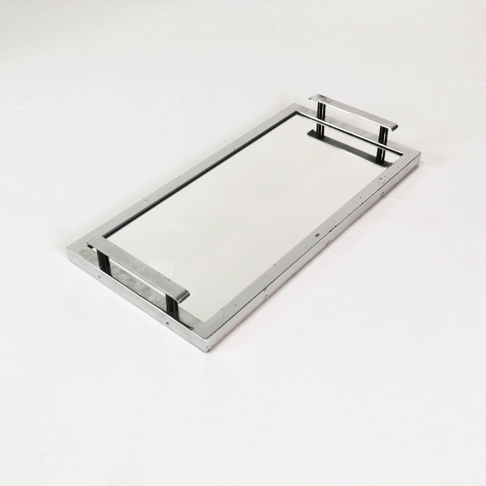 Small, intimate Art Deco mirror tray, Czechoslovakia, 1930s.