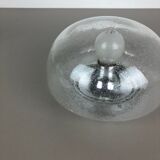 Cone Ice Glass Bubble Wall Light Made by Hillebrand Leuchten, Germany