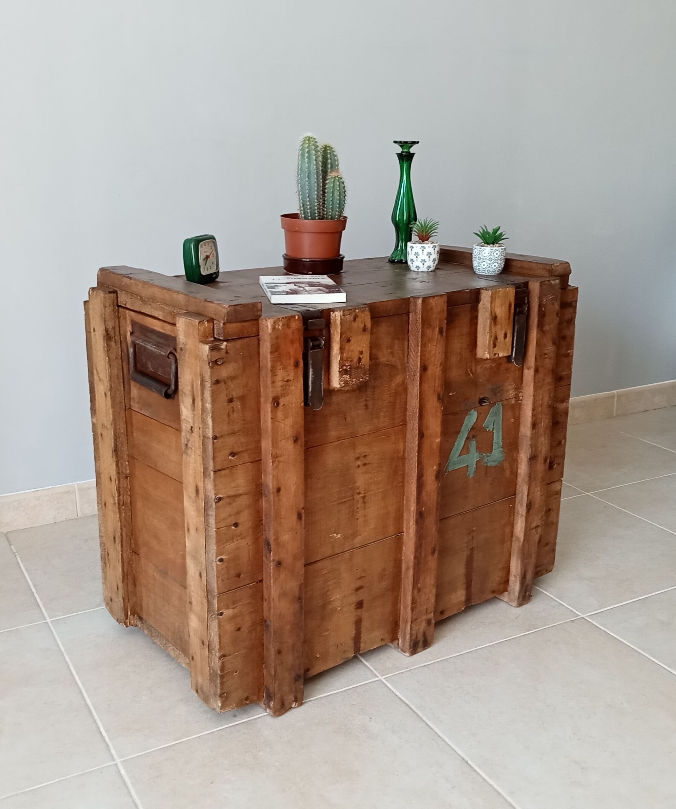 Old military trunk 40/50s