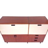 Vintage made to measure cabinet by Cees Braakman for Pastoe in teak - 1960s design