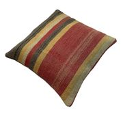 Housse de coussin kilim turc vintage, 40 x 40 cm