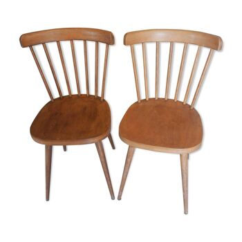 Lot de 2 chaises Baumann 740 vintage