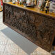 Large Balinese carved panel - scene from the Ramayana
