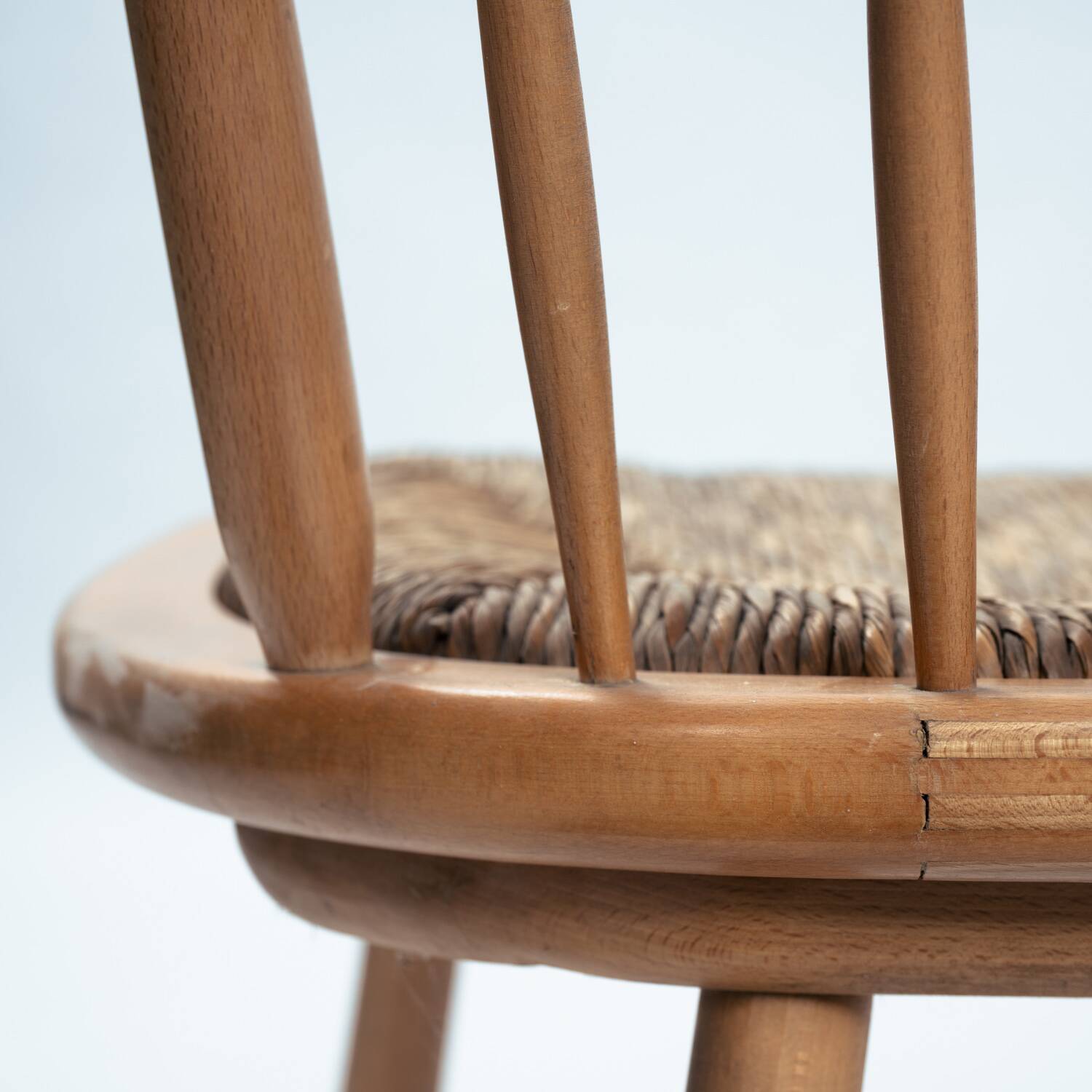 Banc en osier tressé Arno Lambrecht pour WK Mobel, 1950