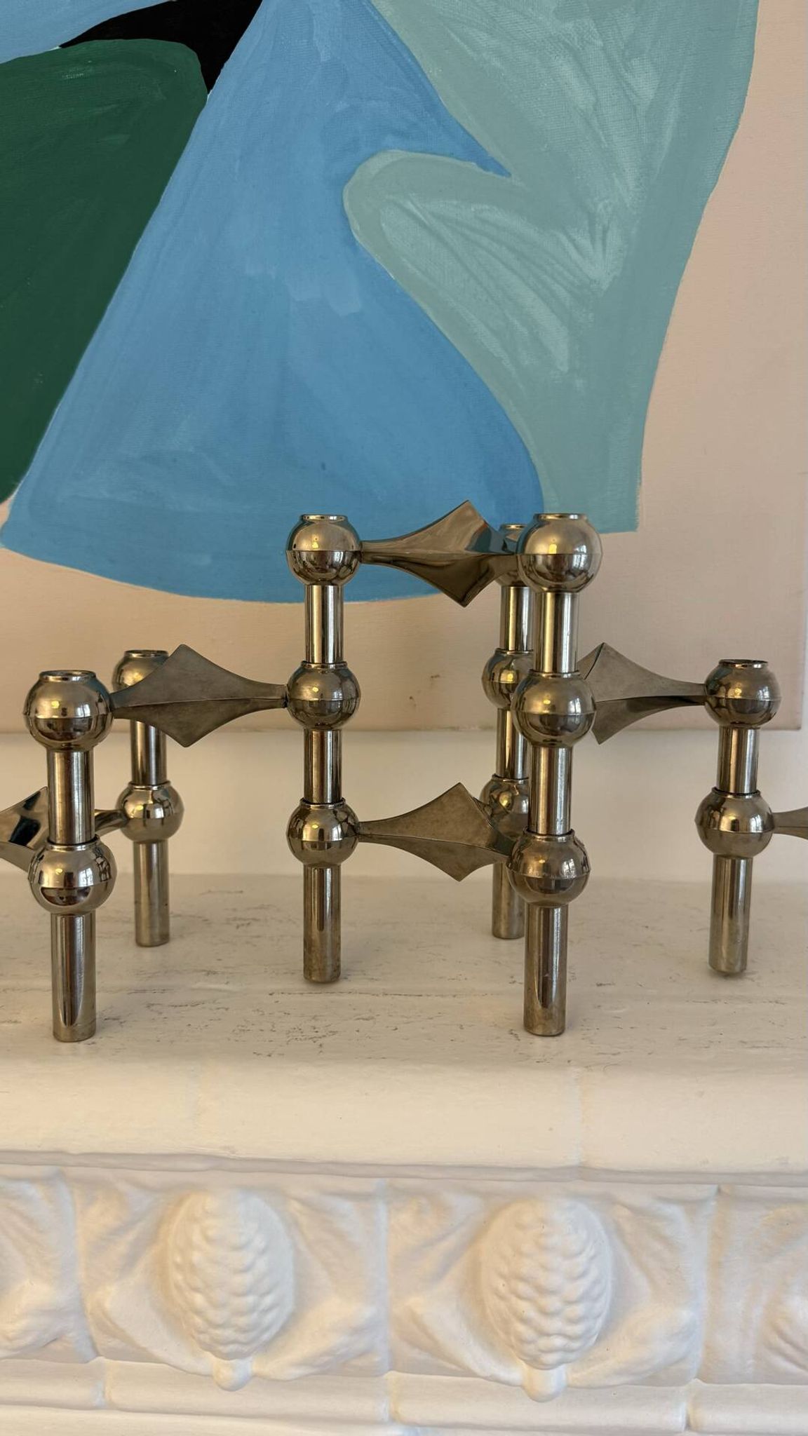 Lot de 6 bougeoirs Stoff de Nagel