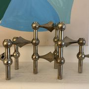 Lot de 6 bougeoirs Stoff de Nagel