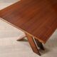 TL58 dining table in walnut by Marco Zanuso for Poggi, Italy 1960s