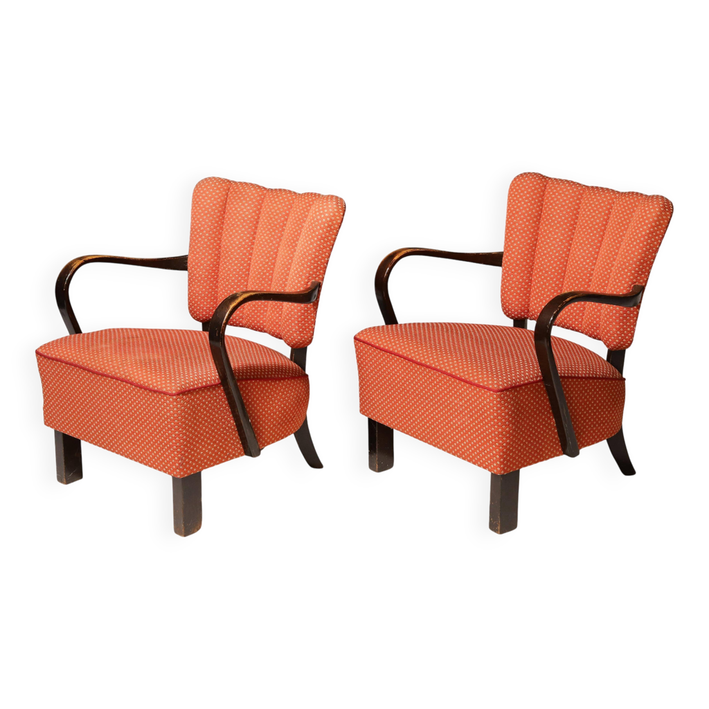 Fauteuil Club En Cuir Noir – Style Rétro Aviateur – Art Déco – Neuf