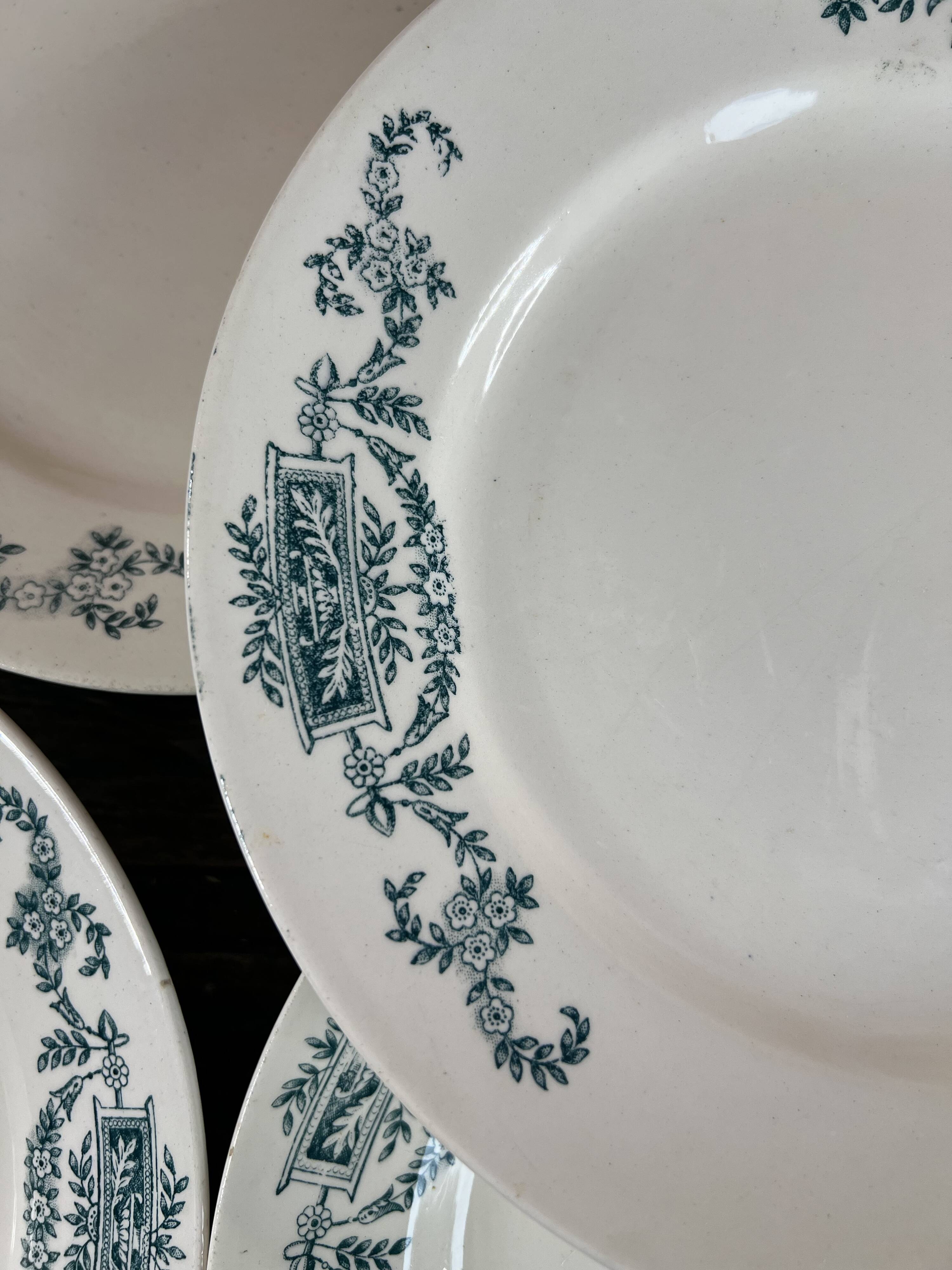 4 Longchamps iron earth flat plates