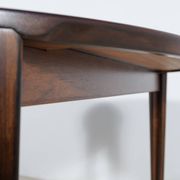 Mid-Century Round Rosewood Dining Table by Henry Rosengren Hansen for Brande Mobel Industry, 1960s