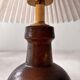 Minimalist ceramic table lamp from Denmark, 1960s.