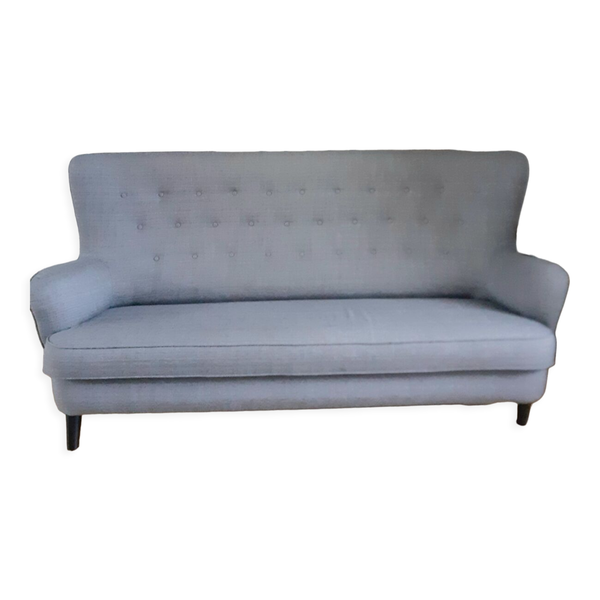 3-seater heather grey sofa