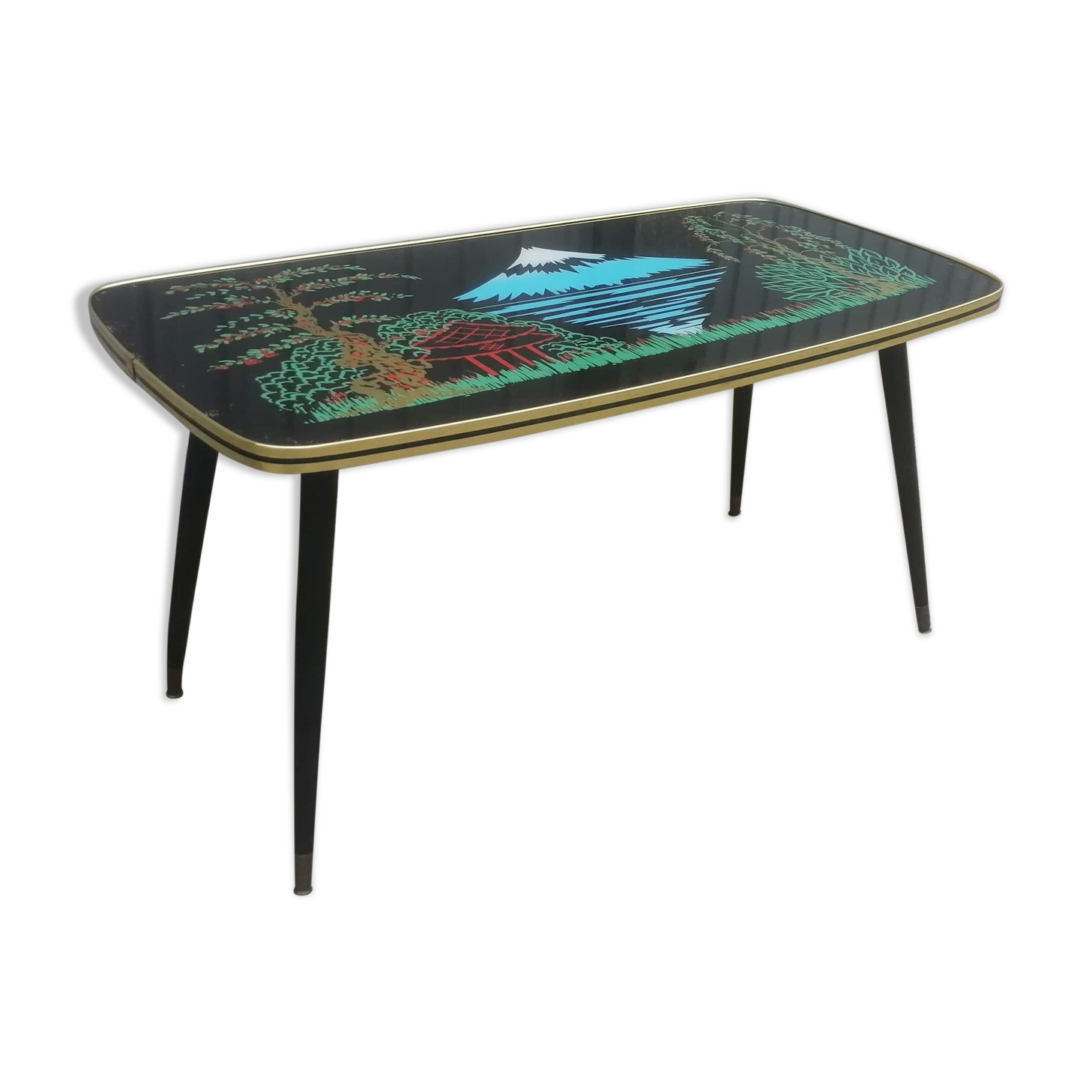 Former black coffee table