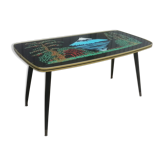 Former black coffee table