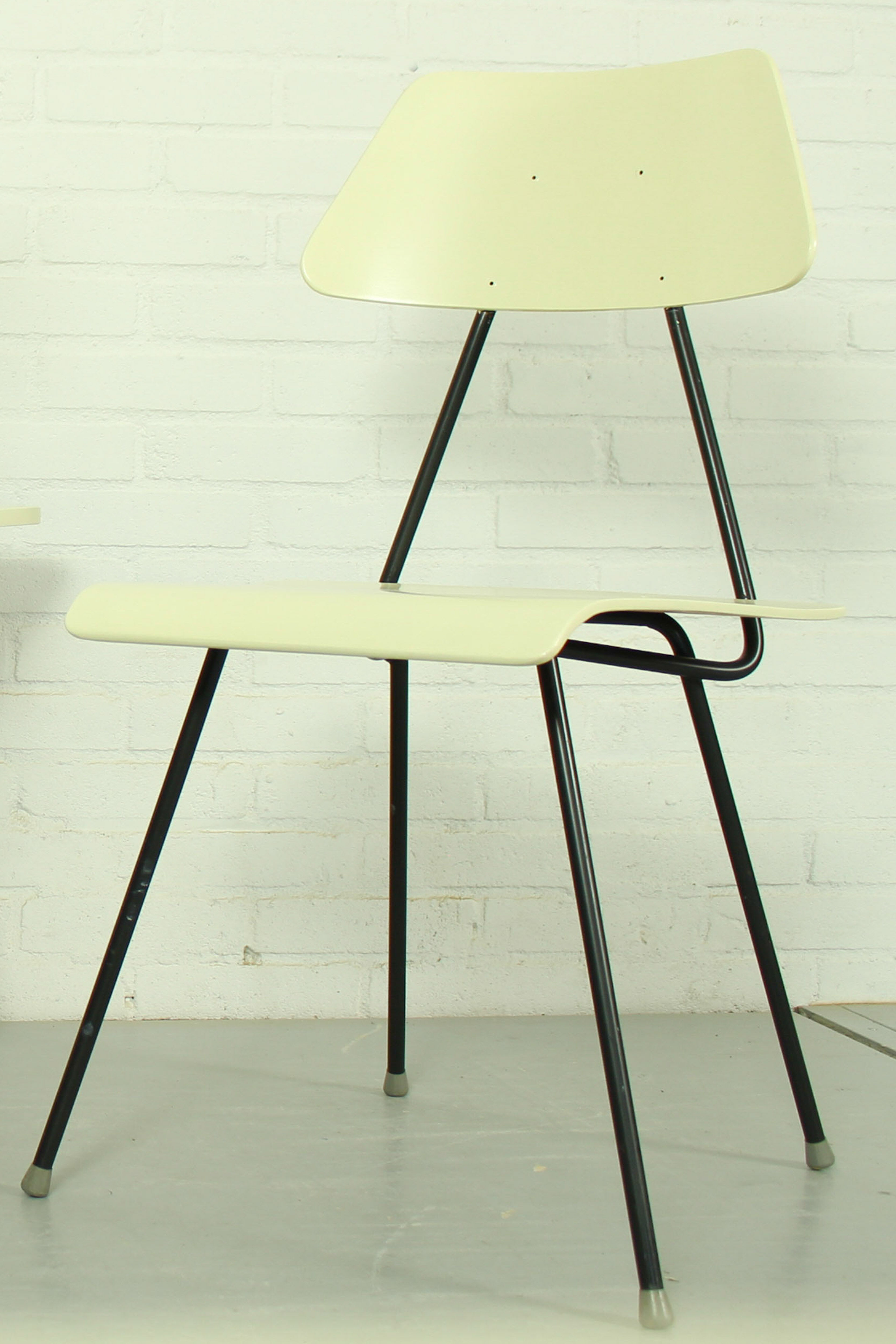 Rob Parry and Emile Truijen Bed, Chair and Nightstand for Dico series "Kamer 56", 1950s