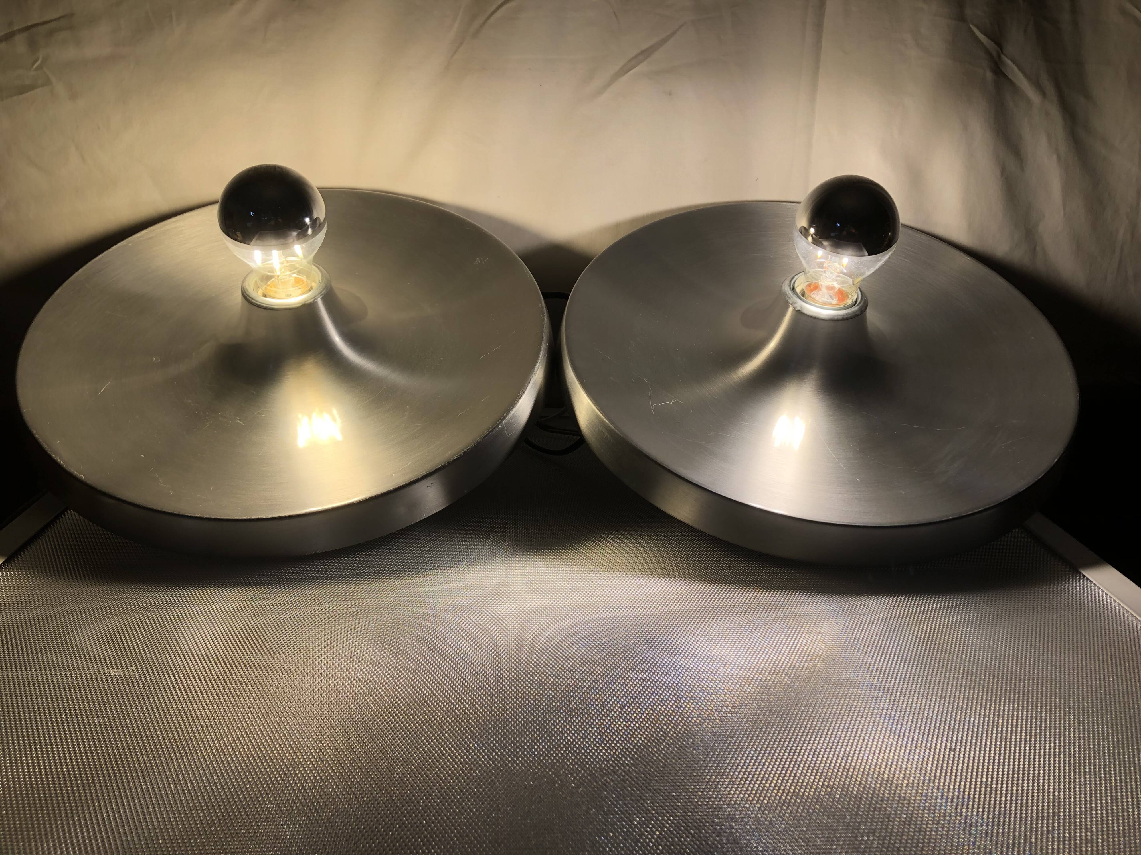 Pair sconces, Flush Light, Germany 1960-70