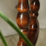 Vintage Beech Library Staircase Shelf