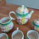 Pastel slushie coffee or tea service