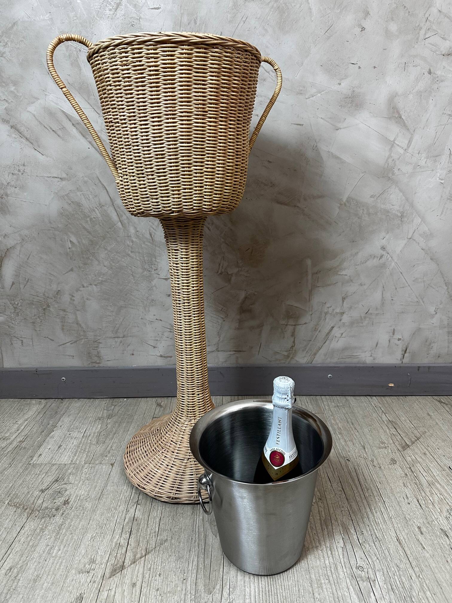 Rattan cooler