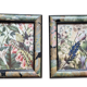 Paire de cadres art deco plantes médicinales