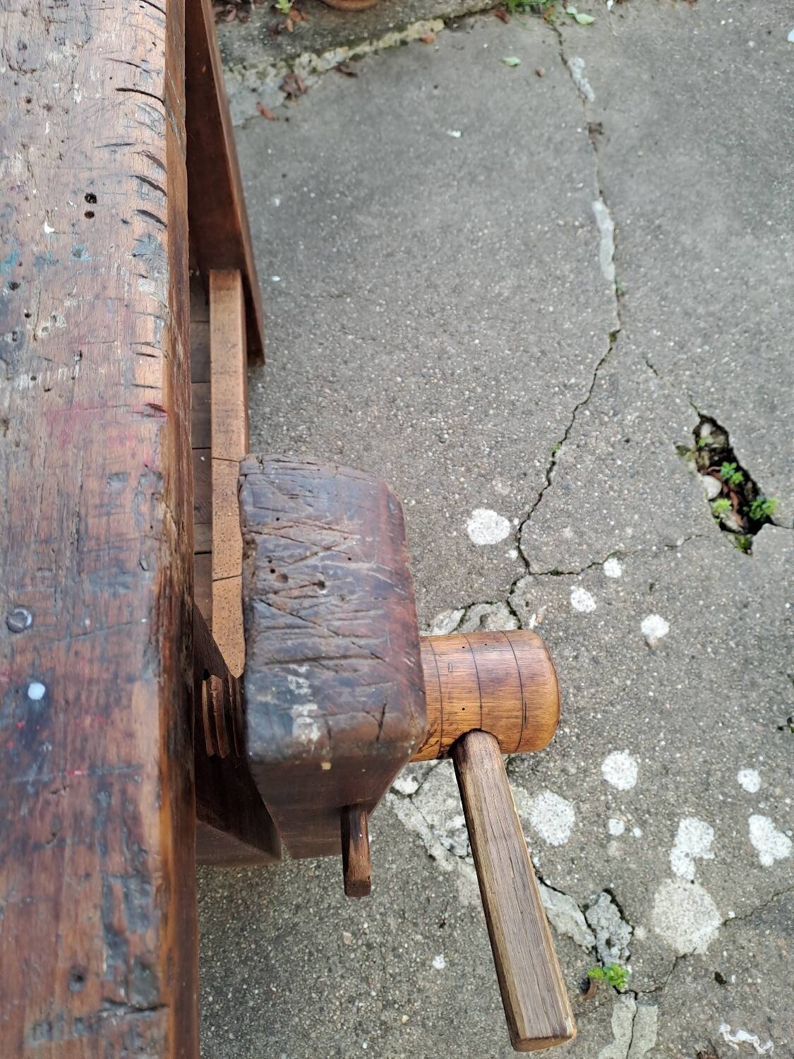 Early 20th century sculptor's workbench