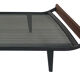 Vintage rest bed Auping Cleopatra bed metal teak dick Cordemeyer