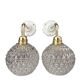 Appliques murales globes en verre