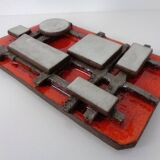 Brutalist ceramic wall panel from Krösselbach, Germany, 1960s