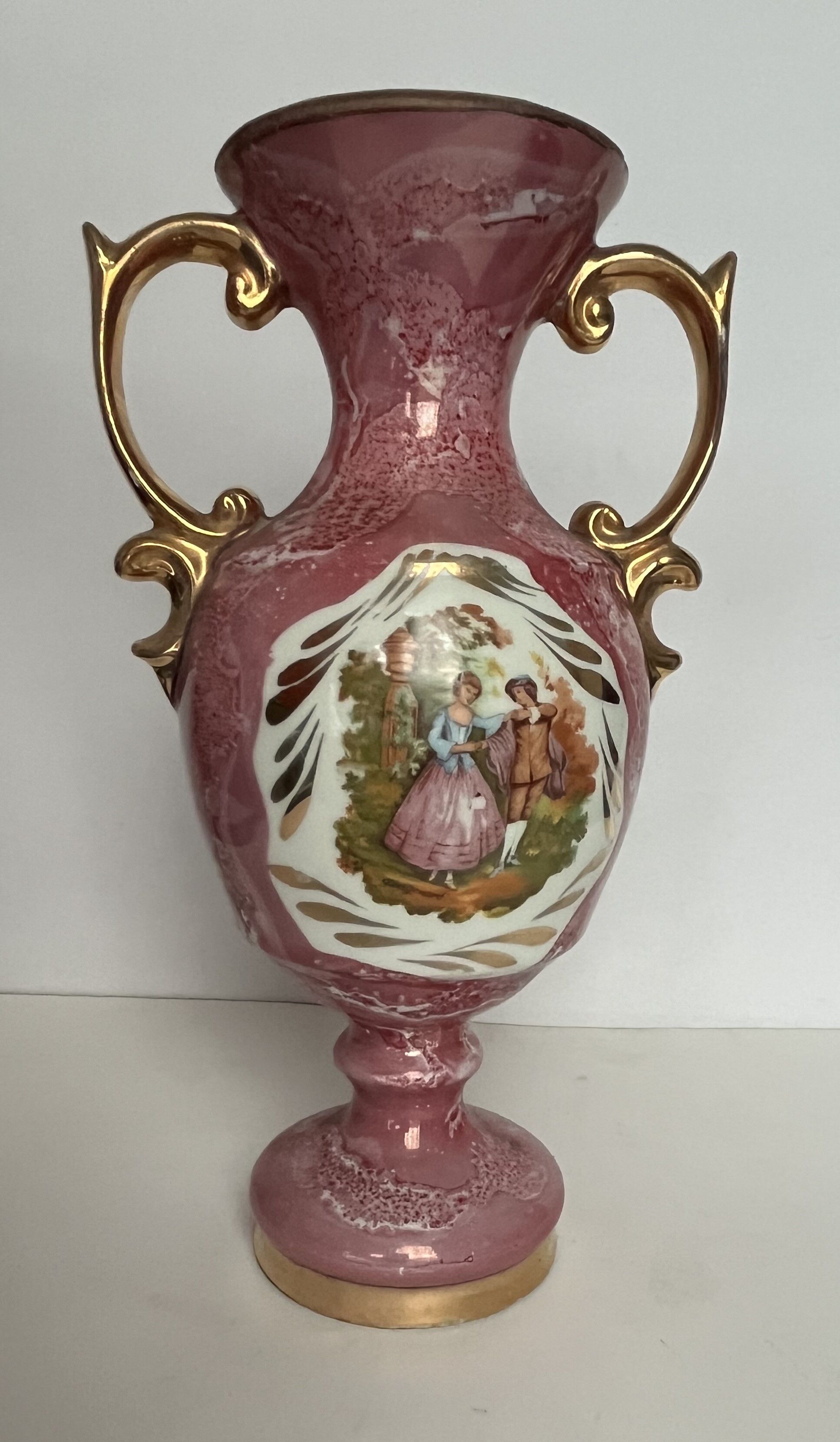Antique earthenware vase