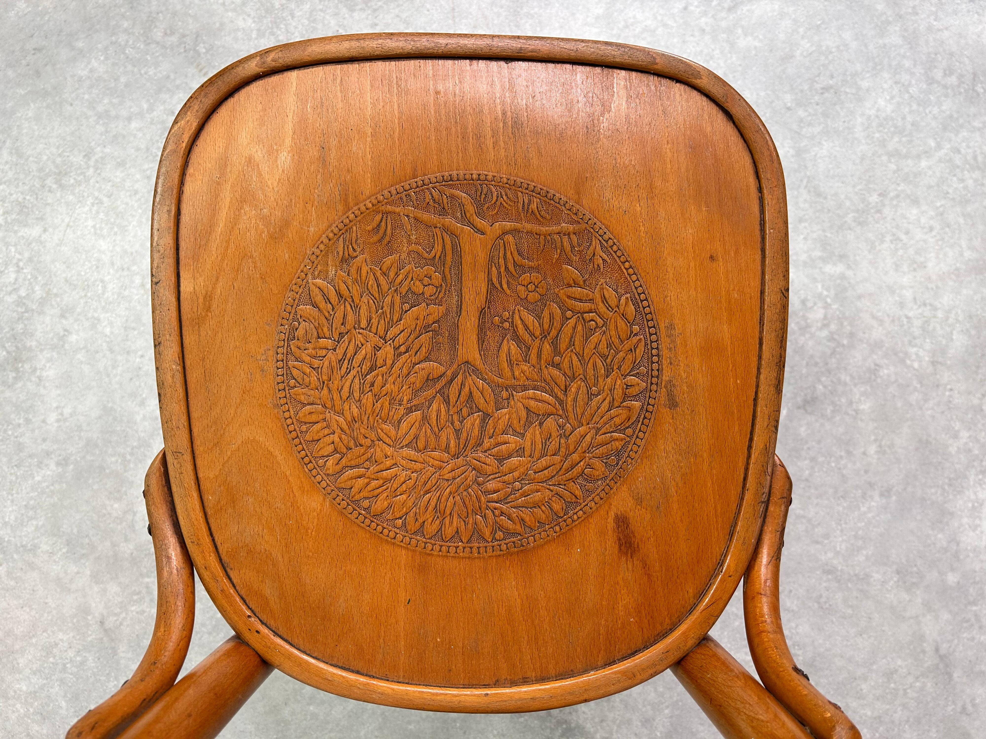 Bentwood dining chairs by Thonet