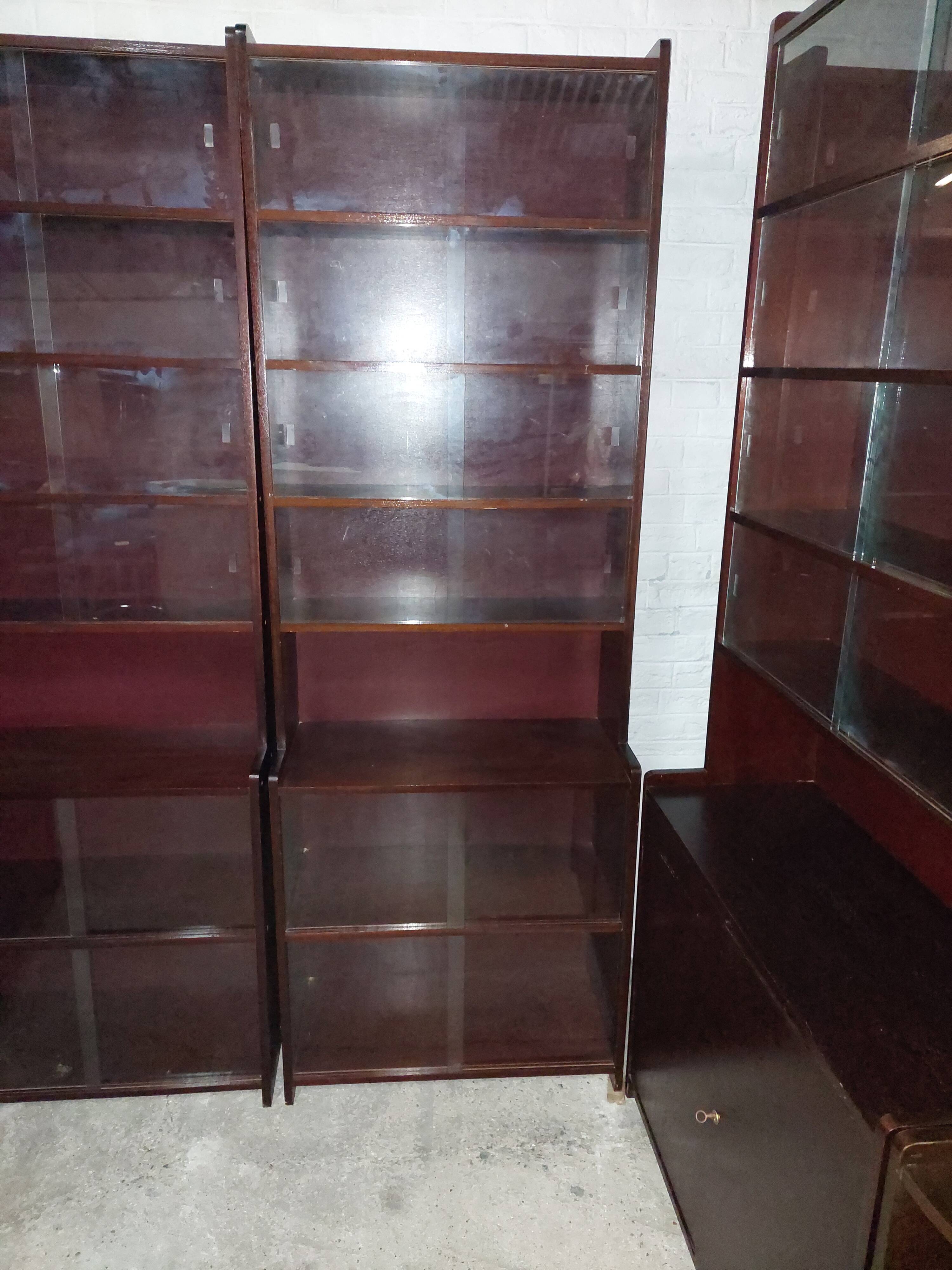 Modular showcase bookcase vintage used