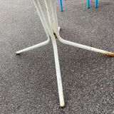Set of 4 Tolix bistro chairs & table
