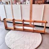 Lot de deux étagères en bois (pin) murales