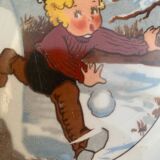 Series 12 months of the year and its dish Moulins des loups Hamage