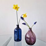Purple Glass I-401 Bird Bottle or Vase by Timo Sarpaneva for Iittala, Finland, 1956