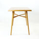 Table basse en chêne, Tchécoslovaquie Années 1960