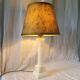 Lampe italienne en albâtre sculpté