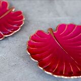 Presentation plates Rubin Gefle Percy. Made in Sweden. 1950s