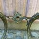 Console d'applique murale de style Louis XV bronze doré et marbre vert XIXè