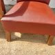 paire de fauteuils art déco, terracotta
