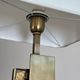 Pair of Dioniso Table Lamps in Marble and Brass by Angelo Brotto, Esperia