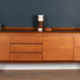 Restored Teak Retro 1960s Long White & Newton Petersfield Sideboard