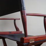 Chaise vintage en palissandre par M. Hayat & Bros, années 1970