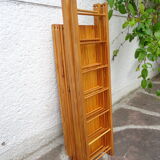 Pair of modular pine wall shelves