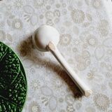Small soup tureen in cabbage barbotine
