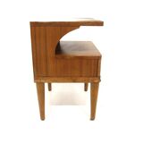 Elm bedside table, Swedish Modern, Sweden, 1940