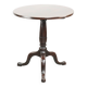 Round antique English tilt-top table/side table from the early 19th century