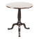 Round antique English tilt-top table/side table from the early 19th century
